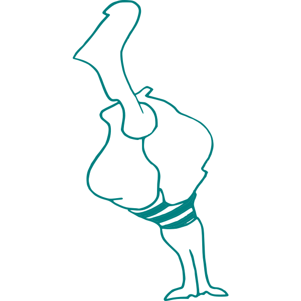 SVG Cartoon figure man