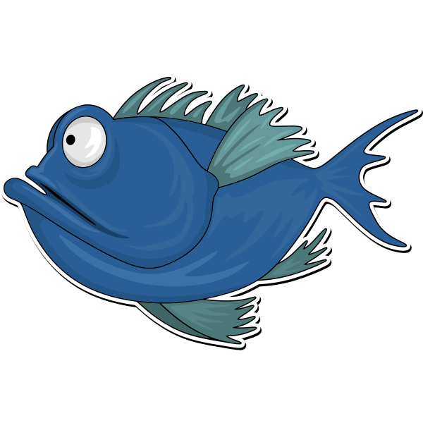 SVG Cartoon Fish 2