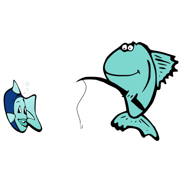 SVG Cartoon fish image