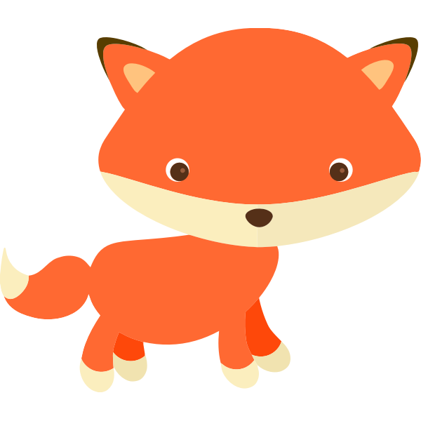 SVG Cartoon fox
