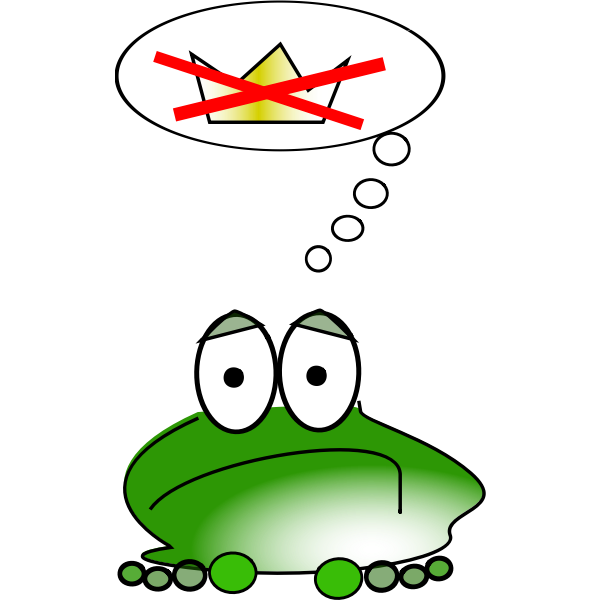 SVG cartoon-frog