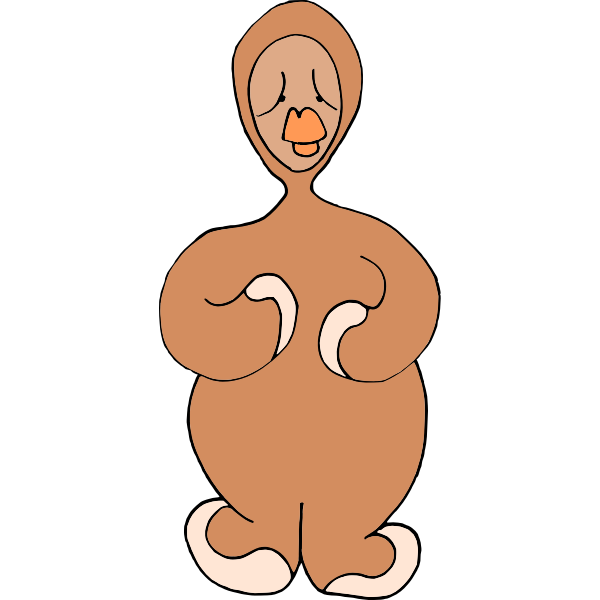 SVG Cartoon funny figure