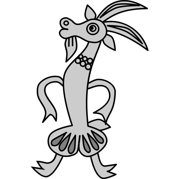SVG Cartoon goat symbol