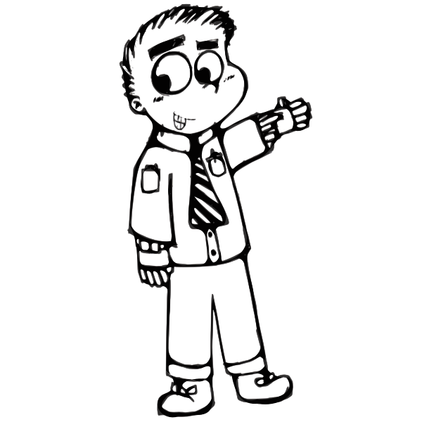SVG Cartoon guy