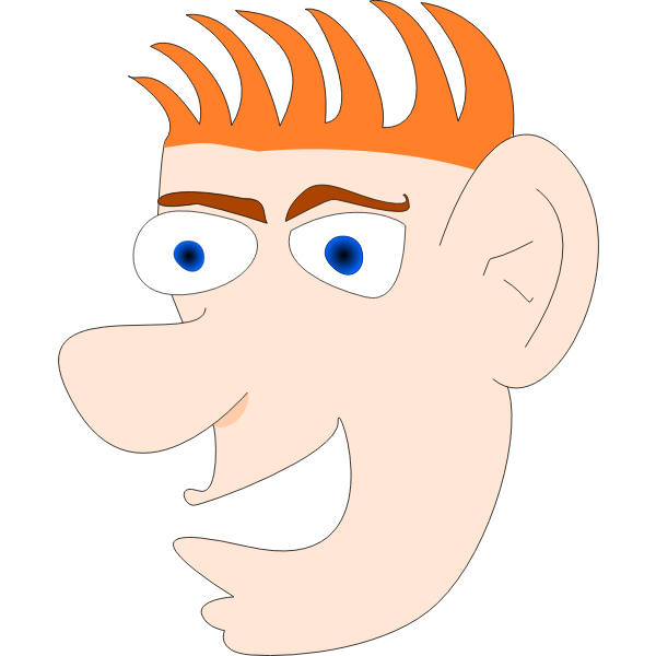 SVG Cartoon head-1573559943
