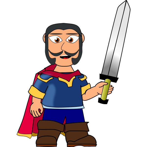 SVG Cartoon hero