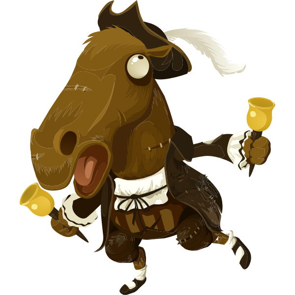 SVG Cartoon horehorseman