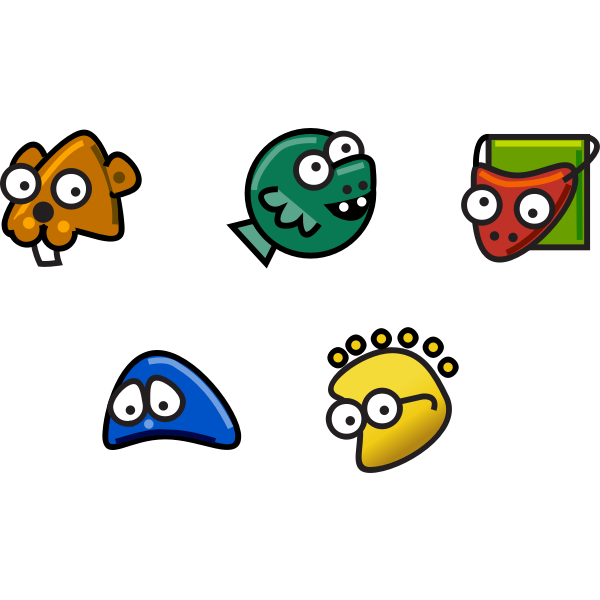 SVG Cartoon icons