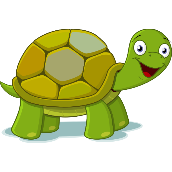 SVG Cartoon image of a turtle