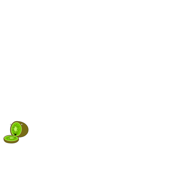SVG cartoon kiwi