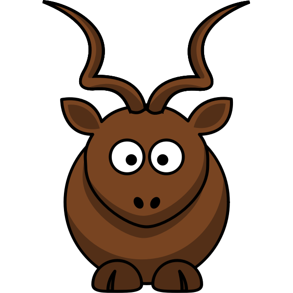 SVG Cartoon kudu