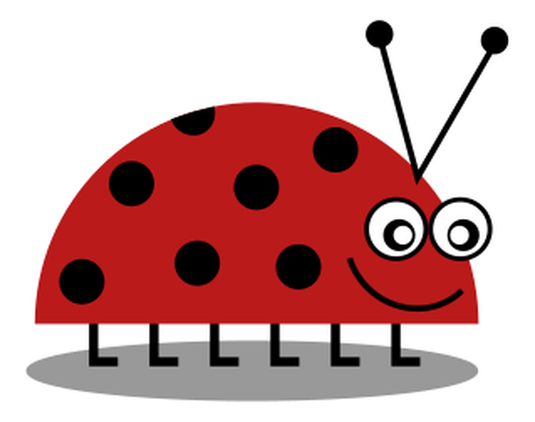 SVG Cartoon ladybug
