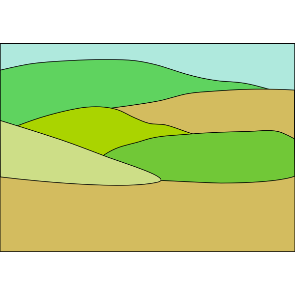 SVG Cartoon landscape