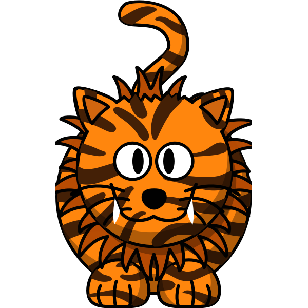 SVG Cartoon liger