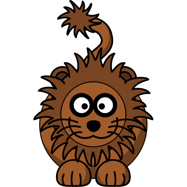 SVG Cartoon lion