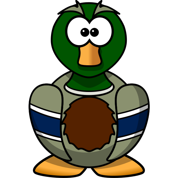 SVG Cartoon Mallard