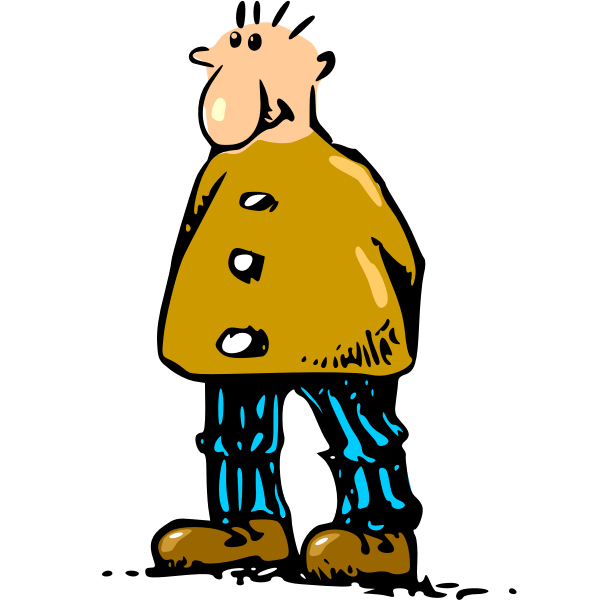 SVG Cartoon man