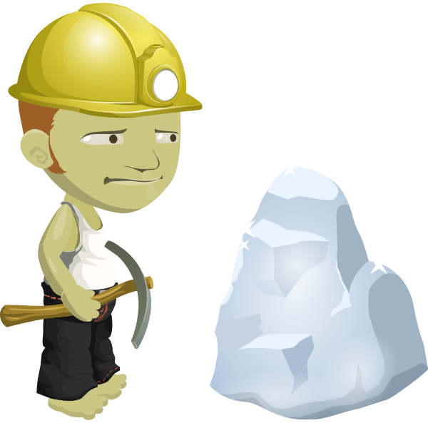 SVG Cartoon miner