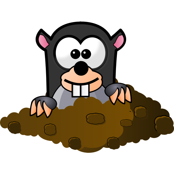 SVG Cartoon Mole