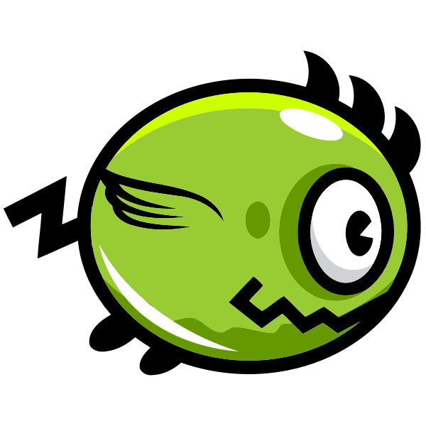 SVG Cartoon monster