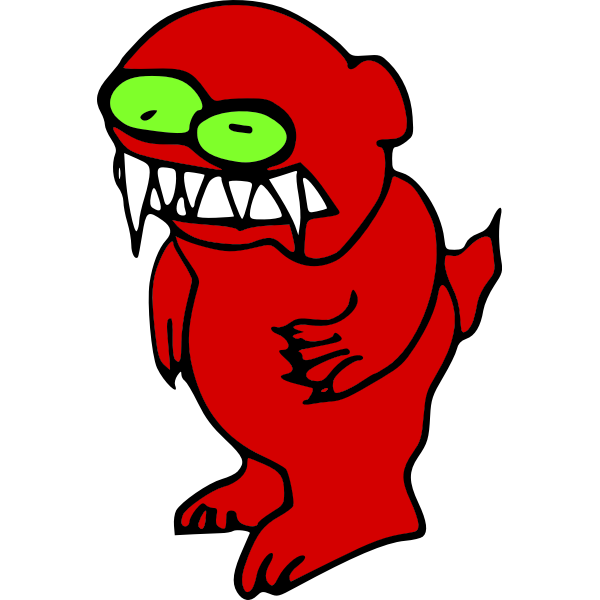 SVG Cartoon Monster Bear
