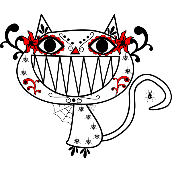 SVG Cartoon monster caricature