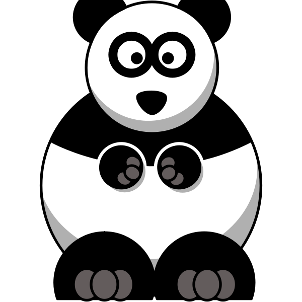 SVG Cartoon Panda