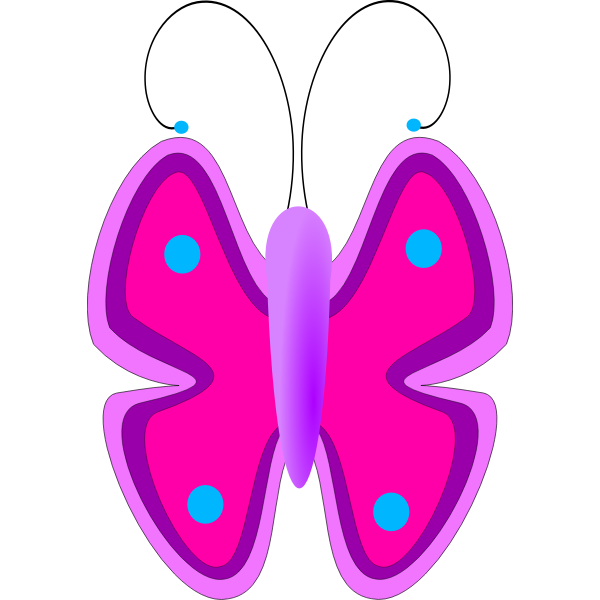 SVG Cartoon pink vector image
