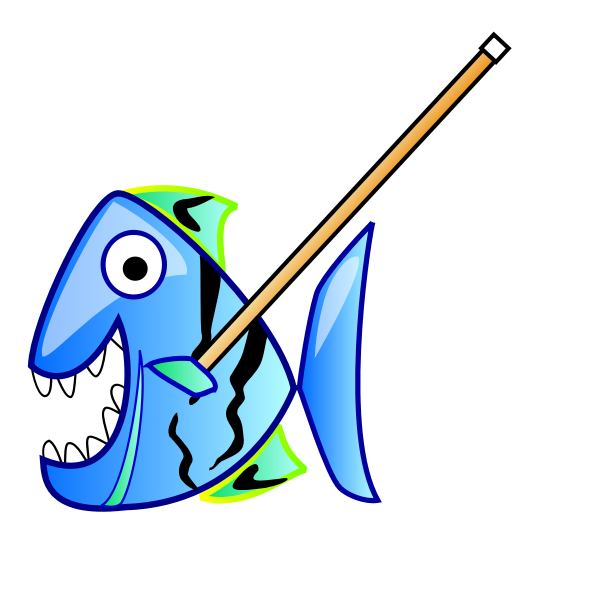 SVG Cartoon piranha