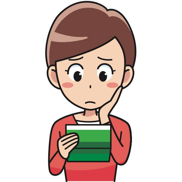 SVG Cartoon poor female