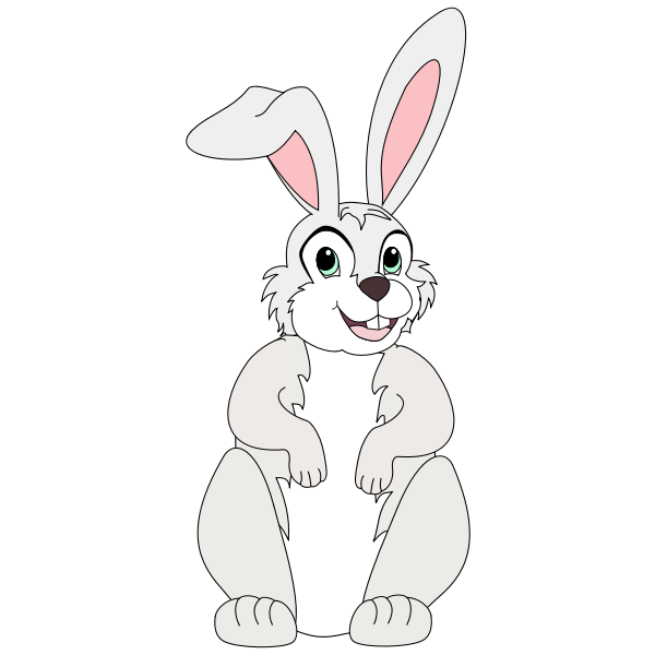 SVG Cartoon rabbit