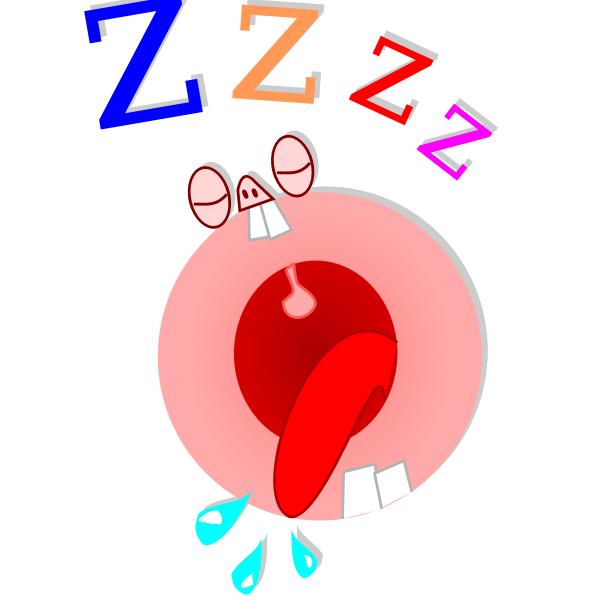 SVG Cartoon screaming image