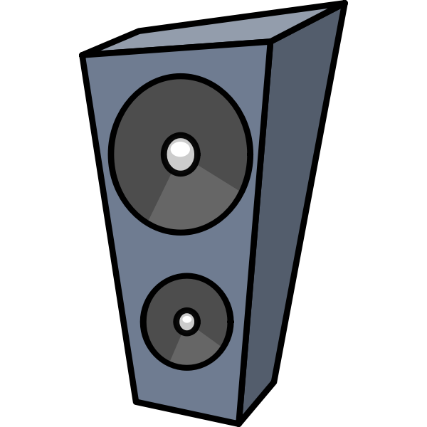 SVG Cartoon speaker vector drawing