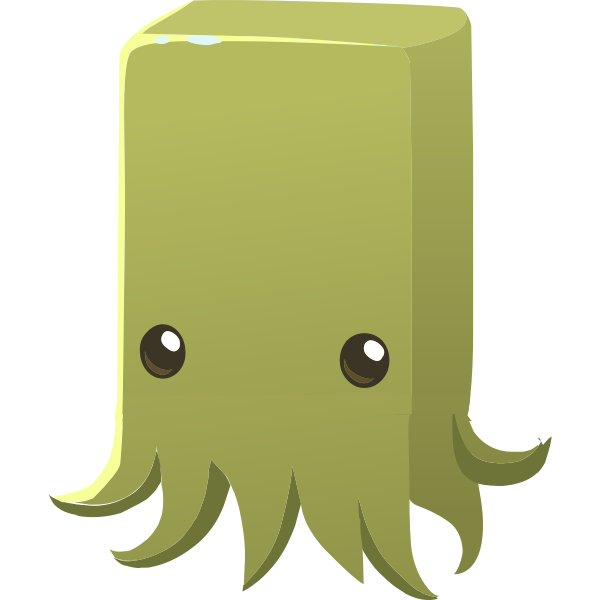 SVG Cartoon squid