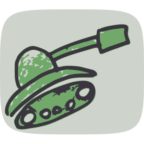 SVG Cartoon tank-1573901555