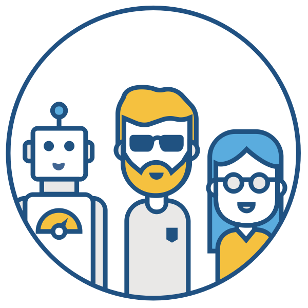 SVG Cartoon team