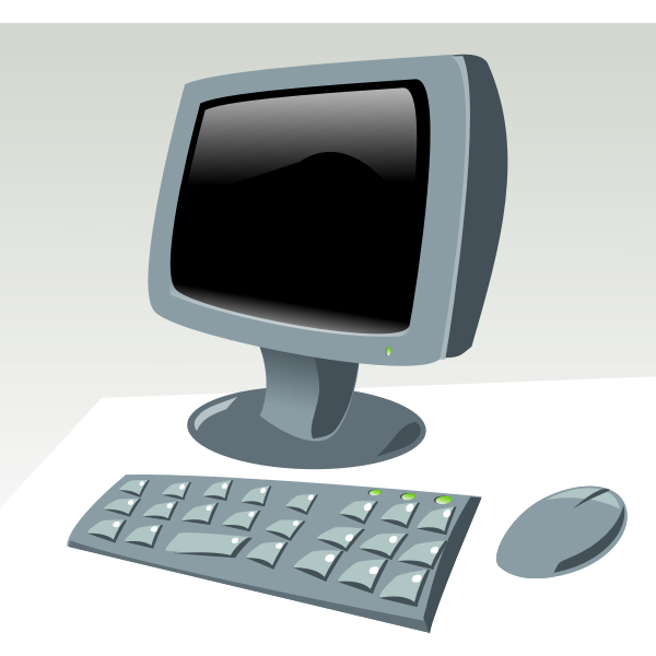SVG cartoon terminal