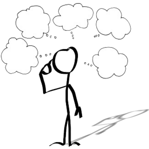 SVG Cartoon Thinking