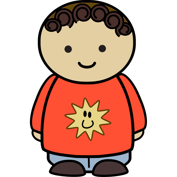 SVG Cartoon toddler