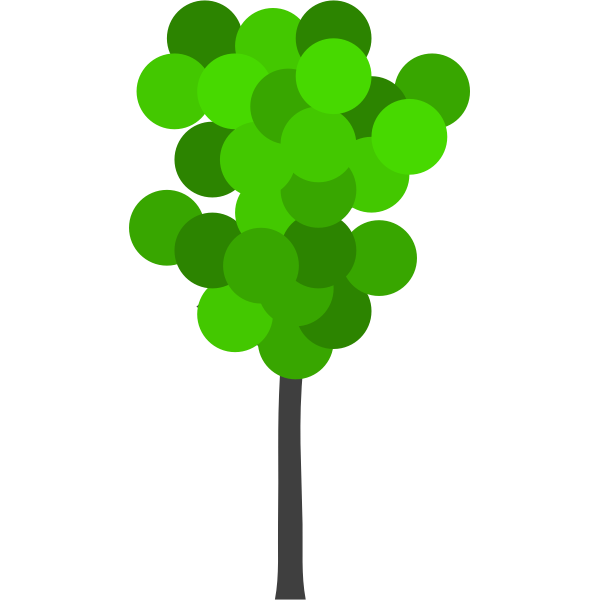 SVG Cartoon tree