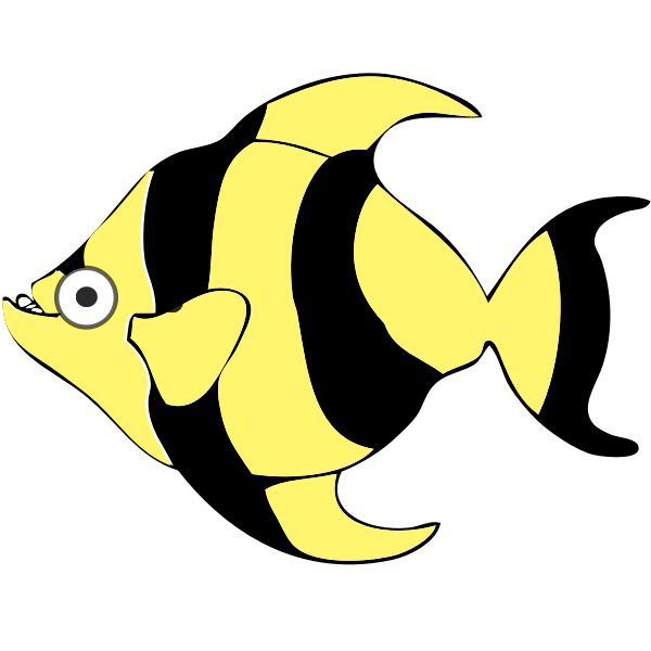 SVG Cartoon tropical fish