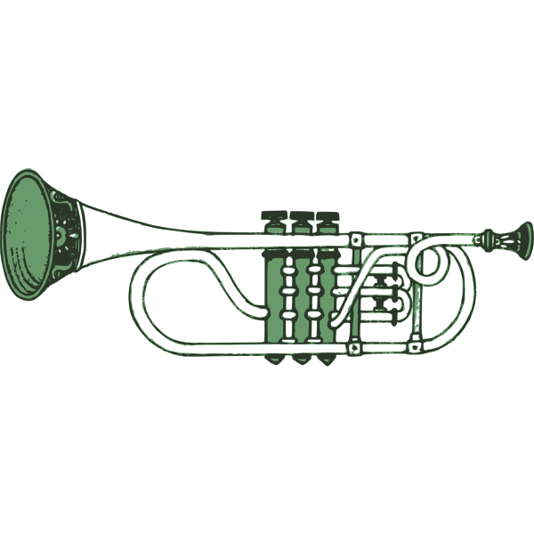 SVG Cartoon trumpet