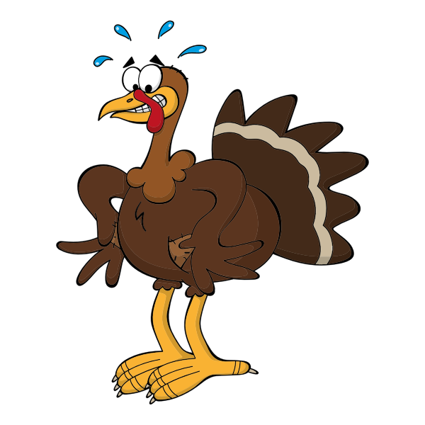 SVG Cartoon turkey
