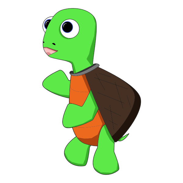 SVG Cartoon Turtle 2