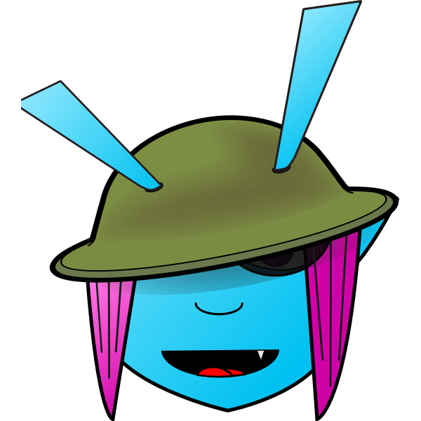 SVG Cartoon vampire