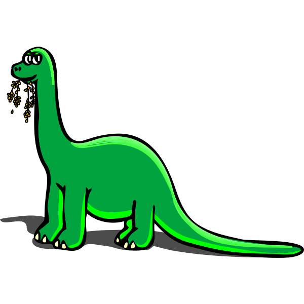 SVG Cartoon vector clip art of dinosaur