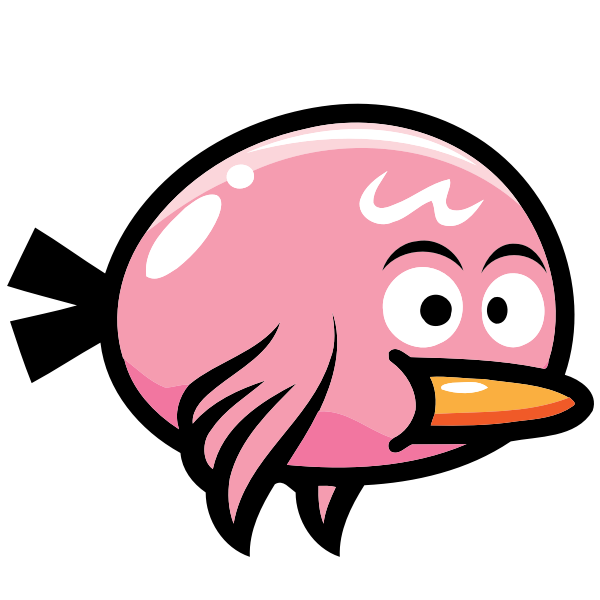 SVG Cartoon vector of a bird