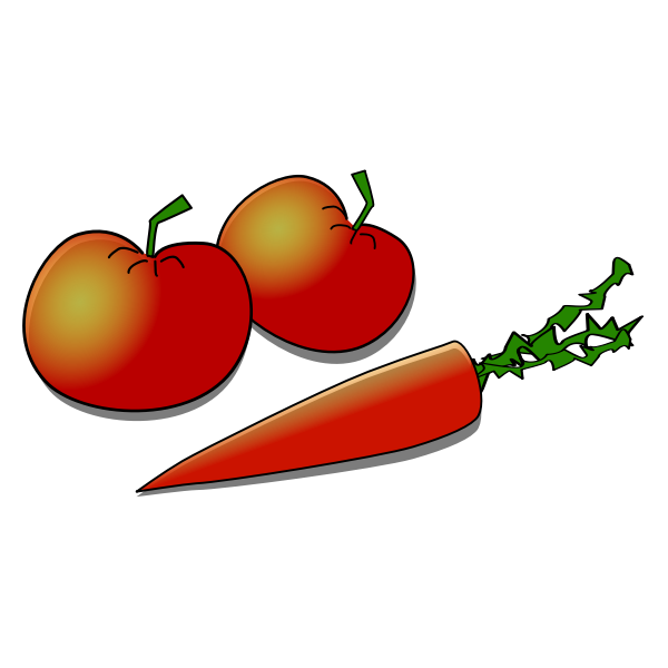 SVG cartoon-vegetables
