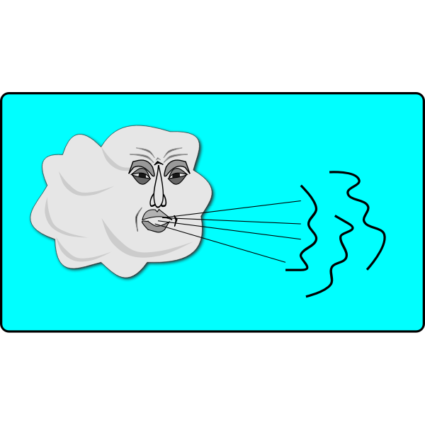 SVG Cartoon wind