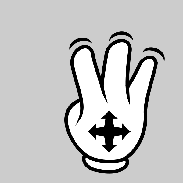 SVG Cartoonish fingers and pointers